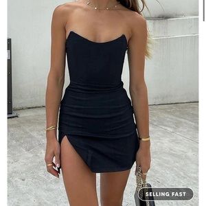 Change The Tune Mini Dress Black